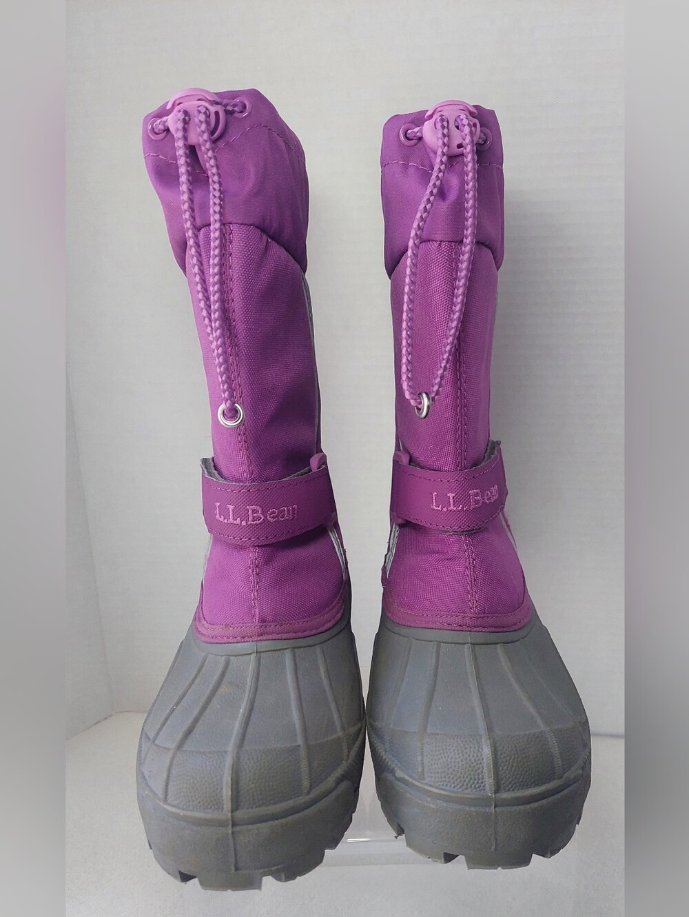 L.L. Bean Girls' Purple Waterproof Winter Boots